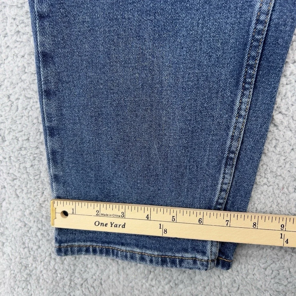 Levi's 505 Regular Fit Jeans Men's W33 L30 Blue Stretch Denim